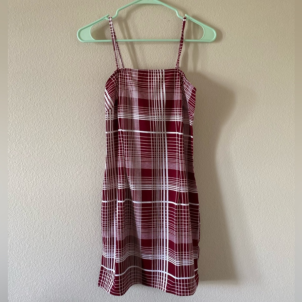 SHEIN Red Design Body Fitting Dress